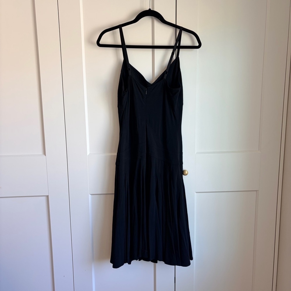 Charles Chang-Lima 90’s Black Butterfly Slip Dress with Thin Straps | 8 - Picture 3 of 7